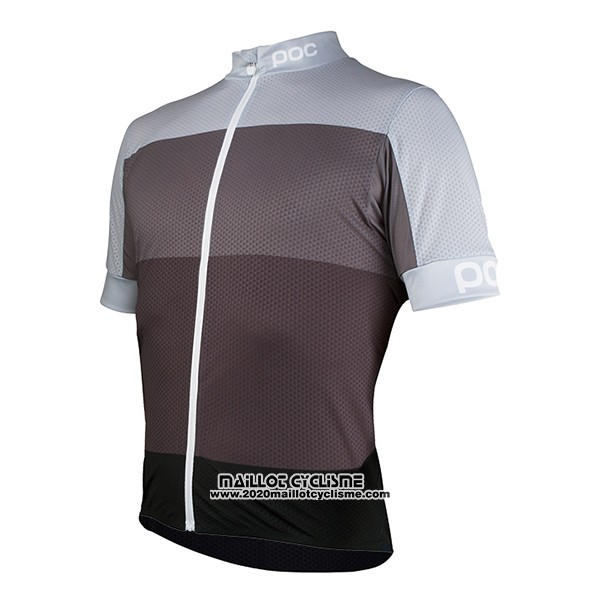2017 Maillot Ciclismo POC Fondo Elements Marron Manches Courtes et Cuissard
